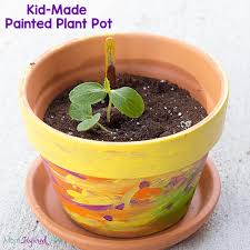 So i rounded up some of my favorite ideas….and i thought maybe. Kid Made Painted Planter Or Flower Pot