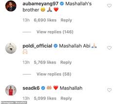 Mesut ozil family member name and relationship: Arsenal S Mesut Ozil And Wife Amine Gulse Celebrate Arrival Of Their First Child Daily Mail Online