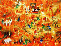 Daftar isi gambaran neraka yang sangat panas warna neraka jahnnam Jigoku Neraka Dalam Keyakinan Tradisi Budaya Dan Pariwisata Jepang