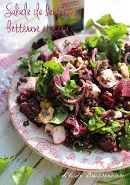 L Ecole Buissonniere Salade De Lentilles Betterave Et Feta Salade De Lentilles Recettes De Cuisine Salade