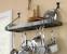 Rustic Hanging Pot Rack