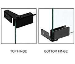 Leaded glass is commonly known as crystal glass; Crl Gdh86bl Recess Mount Glass Door Hinge Black