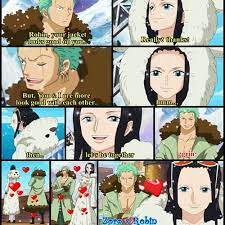 Image De One Piece Zorobin And Robin Zoro And Robin One Piece Manga One Piece Comic