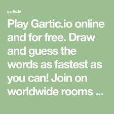 Play Gartic Io Online And For Free Draw And Guess The Words As Fastest As You Can Join On Worldwide Rooms Or Create Your Own Guess The Word Words Guess Draw the secret word in gartic.io! pinterest