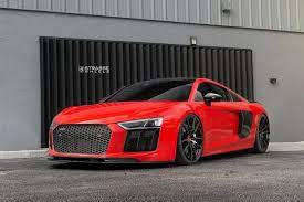 Lady In Red Audi R8 Enhanced With Carbon Fiber Cars And Motor Red Audi Audi R8 Audi