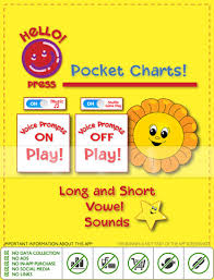 pocket charts long and short vowel sounds on the app store