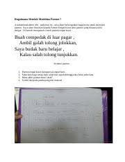 Inspirasi Spm Bm Pdf Modul Inspirasi Yapeim 2019 Sijil Pelajaran Malaysia Mata Pelajaran Bahasa Melayu Murid Mulus Memacu Kejayaan Course Hero
