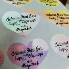 Tanggal 25 november diperingati sebagai hari guru nasional, sebuah hari bersejarah untuk memupuk kembali rasa cinta, mengingat kembali jasa dan pengab. Sticker Hari Guru 2021 Shopee Malaysia