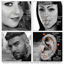 Body Piercing Charts