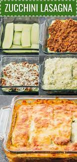 This Easy Zucchini Lasagna Is A Great Low Carb And Healthy Alternative To Your Typical Lasagna Keto Lowcarb Heal Keto Recipes Dinner Healthy Recipes Healthy