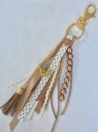 Porte Cle Diy Tassel Necklace Beaded Jewelry Purse Charms