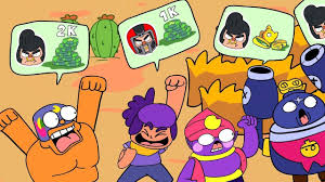 We will be comparing bull and el primo today to see who is the better brawler in brawl stars! Brawl Stars Animation 13 300 Iq Vs 5 Iq Parody Brawl Animation Star Comics