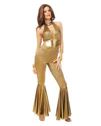 70s disco diva costume gold for 70s
