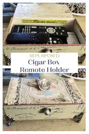 The construction is basically a box within a box. How To Make A Diy Repurposed Cigar Box To Hold Remotes