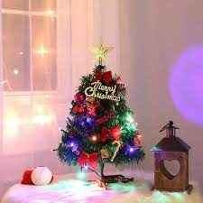 Christmas Tree With Lights By Woodenpalacecrafts On Etsy Mini Christmas Tree Small Christmas Trees Christmas Tree Set