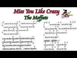 Lyrics to miss you like crazy by the moffatts from the chapter i: I Miss You Like Crazy The Moffatts Lyrics And Chords Lyricswalls