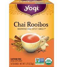 Amazon Com Yogi Tea Chai Rooibos Paquete De 6 Infusion Calida Y Dulce Picante 96 Bolsas De Te Comida Gourmet Y Abarrotes