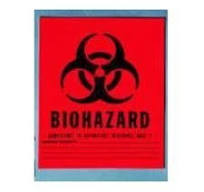 Medical Action Infectious Waste Bag, Red, 5 Gallon, 16" x 24", 20/Roll