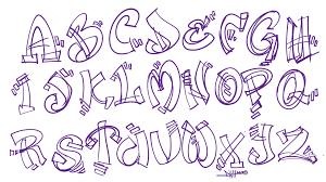 It's stylized when written and started some pretty funky (cool) words: Dtm Creativegenius The Alphabet Book Children Illustrations And Letters