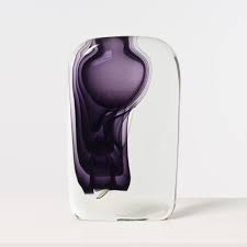 Antonio Da Ros Ne En 1936 Contrappunto N 1 Vase Verre Edition Cenedese Signe Et Date Prix Dans La Section Verrerie A La Bien Glass Vase Decor Vase Black Vase