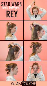 Star Wars Day How To Recreate Rey S Iconic Triple Bun Hairstyle Star Wars Hair Princess Leia Hair Disney Hairstyles