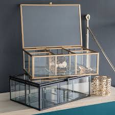 Vente à domicile indépendante vdi. Boite Bijoux En Metal Noir Et Verre Modern Life 20x14x7cm Pas Cher Achat En Ligne Zodio