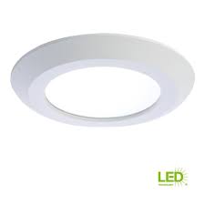 Halo Sld 5 In And 6 In White Integrated Led Recessed Trim 90 Cri 2700k Warm White Junction Box Mount Only Sld606927whjb The Home Depot Ceiling Mount Light Fixtures Led Recessed