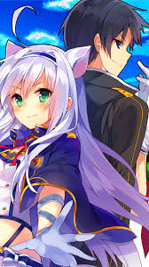 Anime Rokudenashi Majutsu Koushi To Akashic Records 1080x1920 Mobile Wallpaper Personagens De Anime Anime Casais Bonitos De Anime