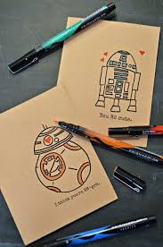 40 Fun Star Wars Diy You Ll Want To Make Star Wars Valentines Star Wars Diy Starwars Valentines Cards
