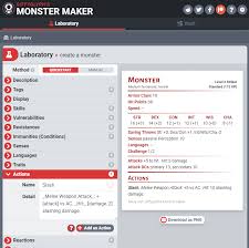 Players and mobs have a supply of health points, which are reduced when they are injured. Giffyglyph Pa Twitter Devdiary 7 Adding Markdown And Shortcodes To My Dnd Monster Maker Webapp Soon You Ll Be Able To Use Codes Like Attack And Damage To Automatically Calculate Insert Numbers Into