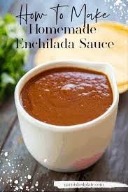 How To Make Homemade Enchilada Sauce Recipe Mexican Food Recipes Enchilada Sauce Homemade Enchiladas