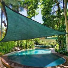 Coolaroo Party Sail 9 10 Tri Red Walmart Com Shade Sails Patio Outdoor Sun Shade Sun Sail Shade