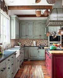 90 Armoires De Cuisine Rustiques Idees De Style Ferme 21 Armoires Cuisine Ferme Idees R Rustic Kitchen Rustic Kitchen Cabinets Rustic Farmhouse Kitchen