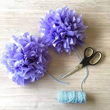 How To Make Diy Mini Tissue Paper Flowers For Party Decorations Tissue Paper Flowers Tissue Paper Flowers Diy Tissue Paper Pom Poms Diy