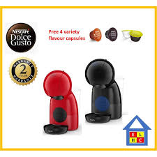 Nescafé® dolce gusto® lumio automatic red machine by krups® combines minimalist design with a large choice of great tasting coffees with a 1l water tank. Nescafe Dolce Gusto Piccolo Coffee Machine Prices And Promotions Jun 2021 Shopee Malaysia