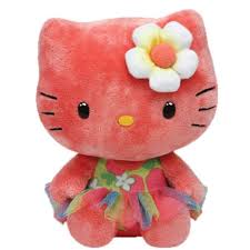 Ty Beanie Baby Hello Kitty With Flower Rose 6 Inch Mint Plushcollector Com
