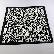 Archival Clothing × Keith Haring × Vintage Keith Haring Bandana  Handkerchief Neckerchief H1889 | Grailed