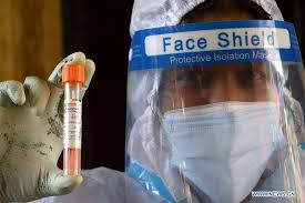 Health Worker Takes Nasal Swab Sample For Covid 19 Test In Bangalore India Xinhua English News Cn