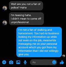 We did not find results for: Girl Shares How A Creep Got Her Contact Info To Harass Her Turns Out He S A Cop Bored Panda