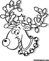 Our printable sheets or pictures may be used. Free Christmas Reindeer In Lights Coloring Page For Kids Print Out Printable Christmas Coloring Pages Free Christmas Coloring Pages Christmas Coloring Books
