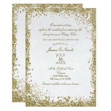 White Texture Gold Glitter Modern Wedding Invitation Zazzle Com Wedding Cards Wedding Invitation Cards Wedding Modern