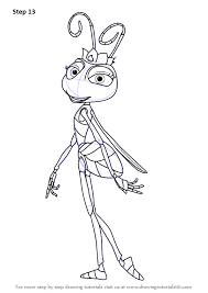 Cool coloring from the category « cartoon characters» , which you can color directly on the site or print to color with pencils or markers. Learn How To Draw Princess Atta From A Bug S Life A Bug S Life Step By Step Drawing Tutorials