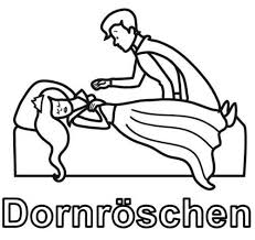 Kostenlose Malvorlage Marchen Dornroschen Zum Ausmalen Zum Ausmalen