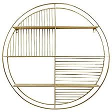 Metal kitchen shelves ukfcu olbg. Songmics Industrial Metal Wall Shelf Round Floating Shelf With 3 Metal Mesh Panels With 2 Screws 55 Dia X 12 Cm For Living Room Office Kitchen Decoration Black Lfs01bk Amazon Co Uk Home Kitchen
