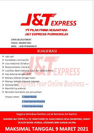 Cara daftar pekerja alfamart di kutoarjo purworejo jawa tengah. J T Express Plasa Purworejo Accueil Facebook