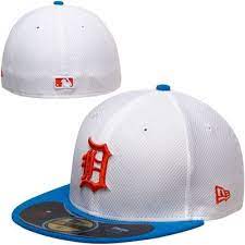 New Era Detroit Tigers Diamond Era Pop 59fifty Fitted Hat White Royal Blue Fitted Hats Detroit Tigers New Era