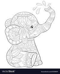 I thought it would be a great idea to create a post with free adult coloring pages that anyone can download, print keep in mind that these coloring pages are for everyone! A Cute Cartoon Elephant With Ornaments Image For Relaxing Activity A Coloring Book Page For Mandala Coloring Pages Elephant Coloring Page Animal Coloring Pages