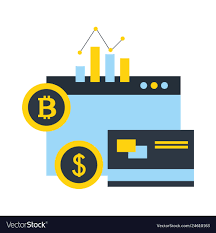 Business Dollar Bitcoin Bank Card Credit Chart