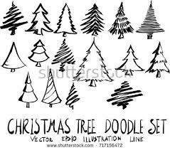 Download 9,700+ royalty free christmas tree sketch vector images. Image Result For Simple Christmas Tree Doodle Tree Doodle Christmas Tree Collection Hand Drawn Christmas Cards