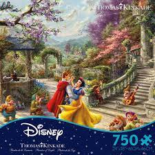 I chose a disney picture because i love disney!!! Snow White Dancing In The Sunlight Thomas Kincaid Disney Puzzle 750 Piece Ceaco